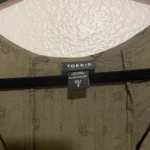 Torrid Henley sleeveless top
